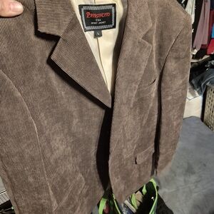 Brown Corduroy Sport Jacket - Men's
